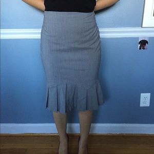 Pleated midi skirt / pleated shirt